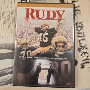 RUDY Football Sports Movie Special Edition DVD Sean Astin Notre Dame TriStar USA
